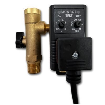 Programmable electric drain